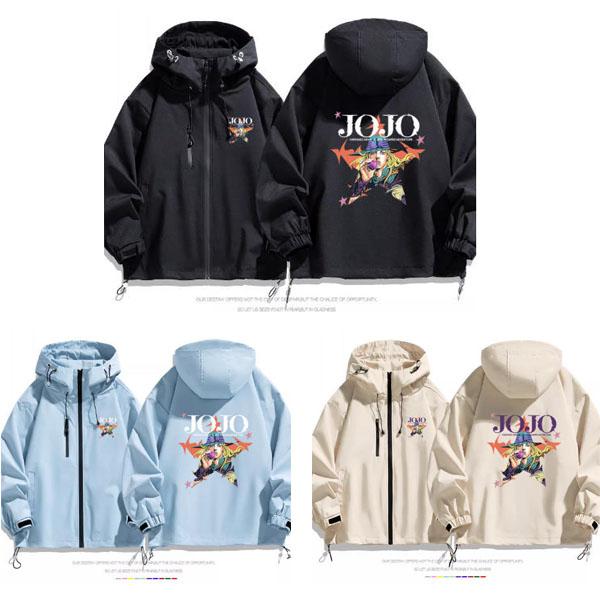 2026新品 ジョジョの奇妙な冒険 風 グッズ ゲーム ジャケット 春秋 男女兼用 パーカー コート...