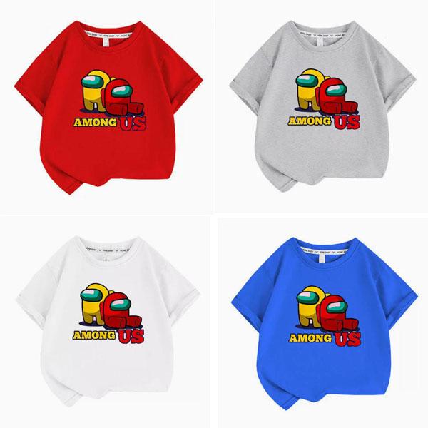 among us 風 子供服 半袖Tシャツ 男の子 女の子 子ども服 小学生 誕生日用品 家族服ー ...