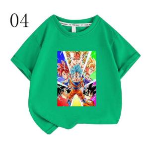 ドラゴンボール 風 孫悟空 子供服 半袖Tシャ...の詳細画像4
