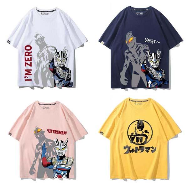 ウルトラマンティガ 風子供服大人服 半袖Tシャツ 男の子 女の子 子ども服 小学生 誕生日用品 家族...