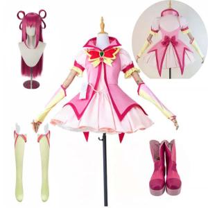 Yes! プリキュア 夢原のぞみ キュアドリーム Cure Dream コスプレ衣装 イベント コスチューム 変装活動 仮装 学園祭 撮影 祭り クリスマス ハロウィン