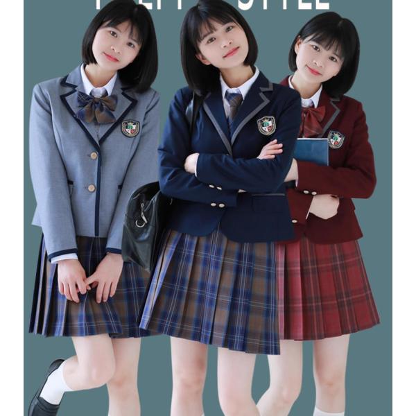 卒業式 スーツ 女の子 大きいサイズ 高校生 中学生 スカートスーツ 4点セット 学生服 女子制服 ...