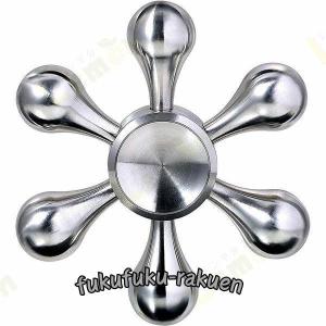 ハンドスピナー 新型DIY 水道 Hand Spinner ストレス解消 6枚翼リムーバブル 高速回転 指