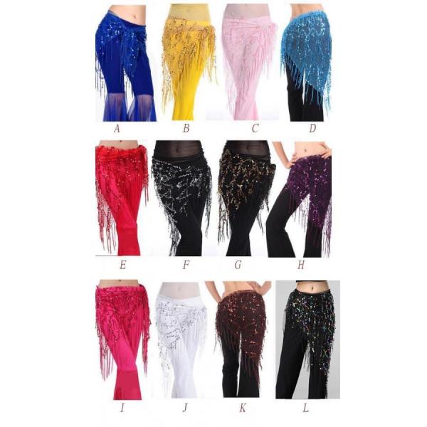 ベリーダンス衣装 ダンス衣装 腰巻コスチューム ヒップスカーフ インド舞踊　セクシ演出舞台 レディー...