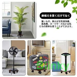 植木鉢台 2個セット フラワースタンド 木製花...の詳細画像2