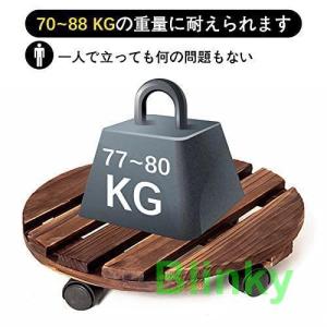 植木鉢台 2個セット フラワースタンド 木製花...の詳細画像3
