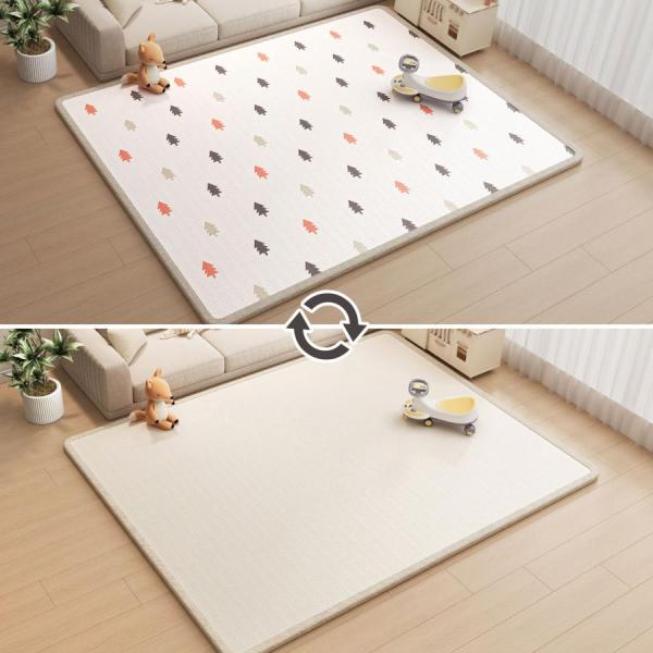 プレイマット ベビーマット ジョイントマット 厚さ2cm 防水 防汚 リバーシブル 180×200c...