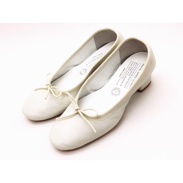 トラベルシューズバイショセ TR-015 WHITE ホワイト 靴 Ladies&apos; パンプス
