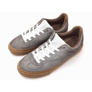 リプロダクション・オブ・ファウンド #4700S 後染めグレーSUEDE ジャーマントレーナー SKATE メンズスニーカー｜creation-shoes