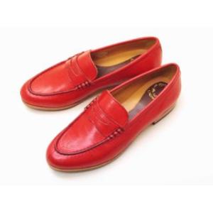 S'eprendre セプランドル スリッポン R08 コインローファー(RED) レディース｜creation-shoes