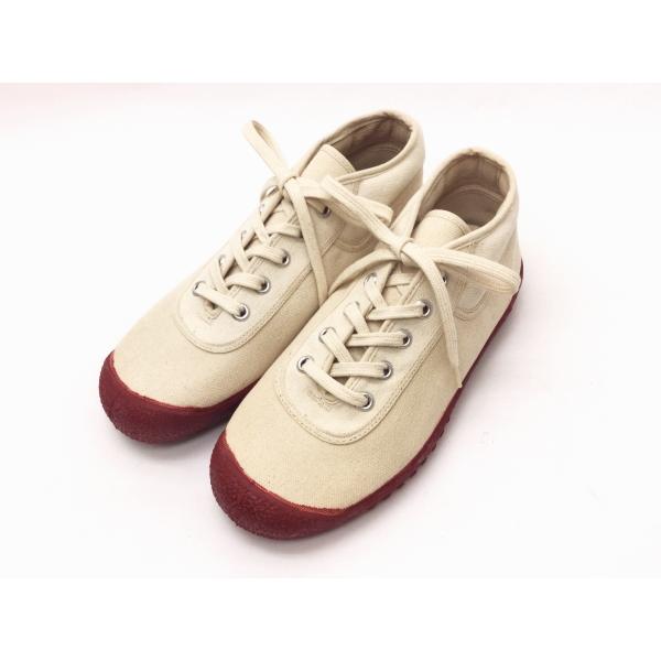 インスタント INN-STANT キャンバススニーカーMID natural(red sole) メ...