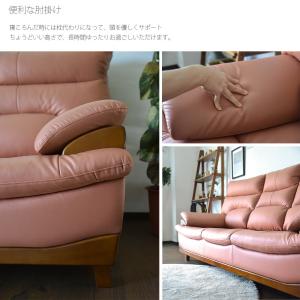 3人掛け ソファー SOFA ブラウン ダーク...の詳細画像5