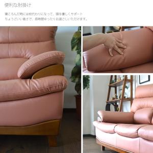 ソファー 2人掛け SOFA ブラウン ダーク...の詳細画像5