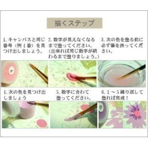 油絵塗り絵 油絵セット WS-AE140 花の...の詳細画像5