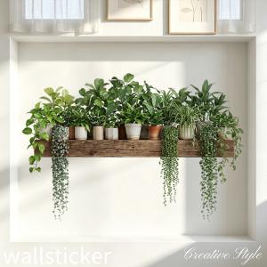 ウォールステッカー 木 花 植物 春 グリーン ...の商品画像
