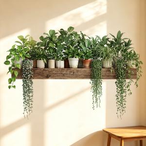ウォールステッカー 木 花 植物 春 グリーン...の詳細画像1