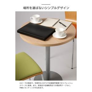 カフェテーブル 円形 丸 幅60 高さ70 消...の詳細画像1