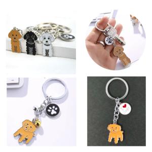犬 いぬ トイプードル プードル キーホルダー...の詳細画像3