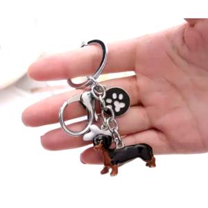 ダックスフンド ミニチュア ダックス 犬 キー...の詳細画像3