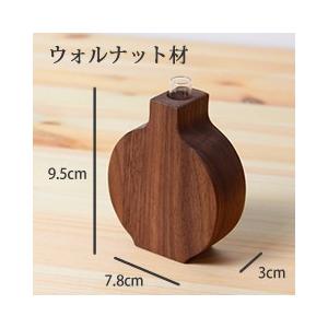 一輪挿し 花瓶 木 ガラス 花器 試験管花瓶 ...の詳細画像2