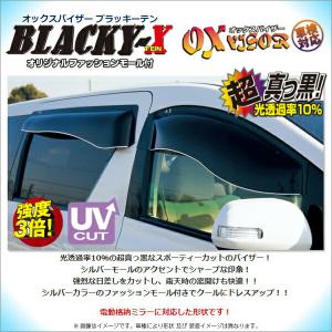 マツダ スクラム／スクラムワゴン (DG17V/DG17W) OXバイザー【ブラッキーテン】オックスバイザー｜credia-onlineshop