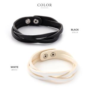 【全品ポイント5倍!】レディース 革 ブレスレ...の詳細画像2