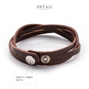 【全品ポイント5倍!】レディース 革 ブレスレ...の詳細画像4
