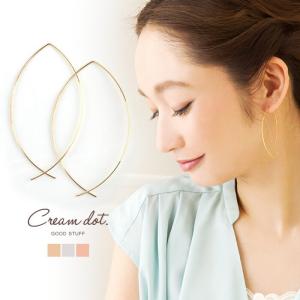 ピアス レディース クロスライン セット カーブ ゴールド ...