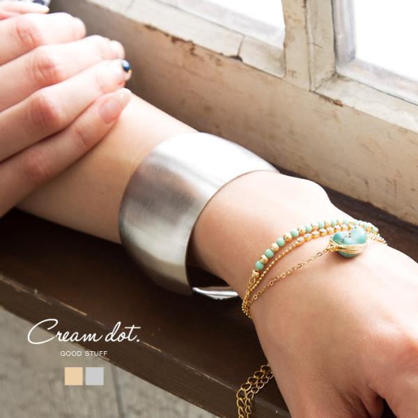 バングル レディース ドーム型 メタル シンプル シルバー ゴールド トレンド カジュアル ブランド...