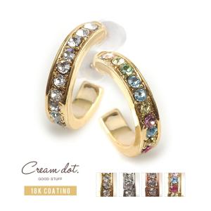 ピアス レディース ビジューピアス C型 パーティ ...