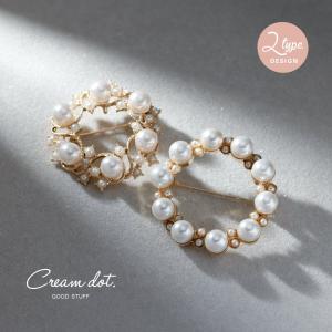 MIKIMOTO（ミキモト） アコヤ真珠 ブローチ ダイヤモンド K18YG