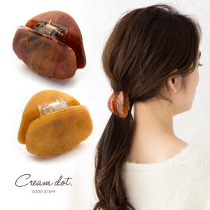 バンスクリップ おしゃれ ヘアクリップ レディース 丸い 大人 上品 エレガント カジュアル シンプル フェミニン ゆうパケットOK outlet