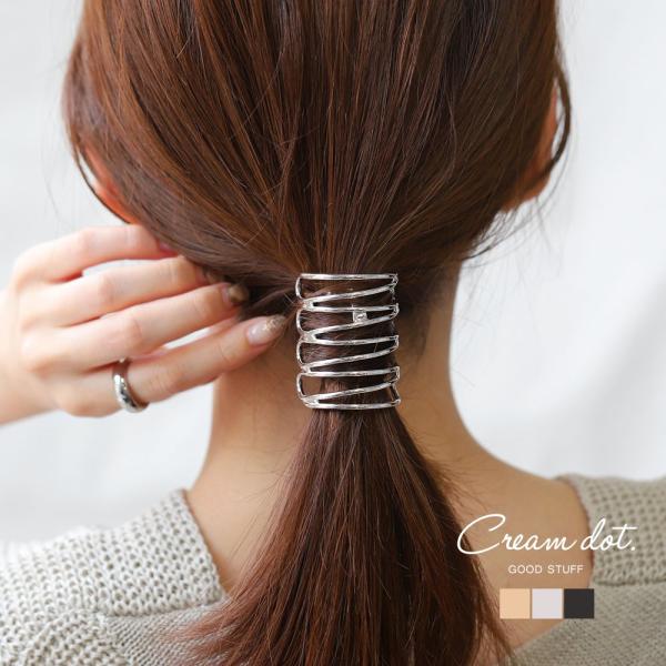 【全品送料無料⇒11月30日23：59迄】ポニーフック ヘアフック ヘアカフス ヘアゴム メタル 多...