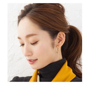 金属アレルギー対応 イヤリング 18kコーティ...の詳細画像5