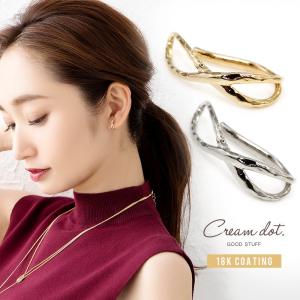 イヤーカフ 金属アレルギー ニッケルフリー 18kコーティング
