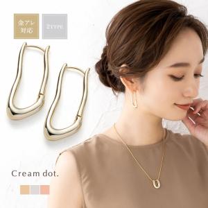 SWAROVSKI（スワロフスキー） イヤリング フープ 八角形スクリスタル