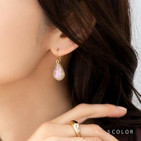 【2点10%OFFクーポン】 金属アレルギー対応 ピアス 18kコーティング ニッケルフリー キャン...