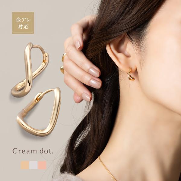 【最大30％OFF×全品送料無料】金属アレルギー対応 ピアス フープ ニッケルフリー 18kコーティ...