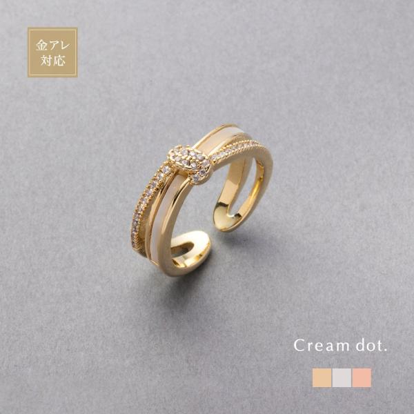 【最大30％OFF×全品送料無料】金属アレルギー対応 リング 指輪 ニッケルフリー 18kコーティン...