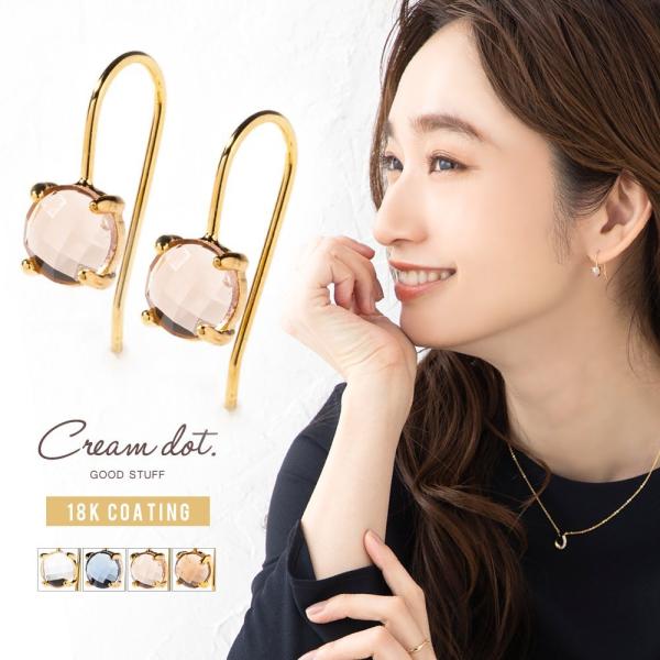 【全品送料無料⇒11月5日23：59迄】ピアス フックピアス 金属アレルギー ニッケルフリー 多面カ...