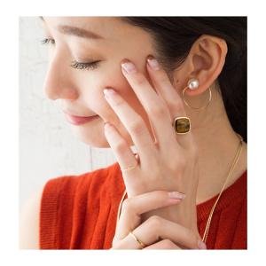 リング 指輪 18kコーティング ピンキーリン...の詳細画像1