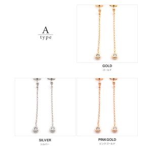 イヤリング ピアス 18kコーティング ゴール...の詳細画像2