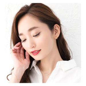 イヤリング 18kコーティング ノンホールピア...の詳細画像4