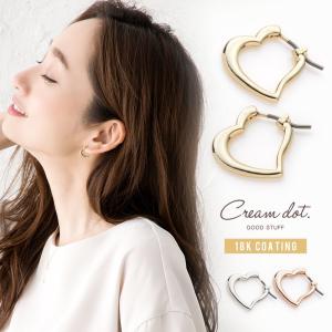 【本日限定！2点10％OFFクーポン】ピアス フープピアス レディース オープンハート 大人 上品