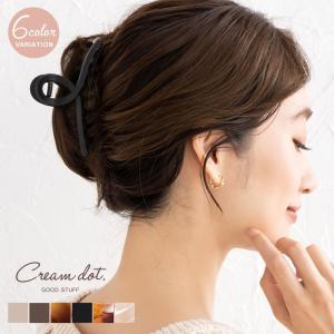バンスクリップ ヘアクリップ 大きめ ループデザ...の商品画像