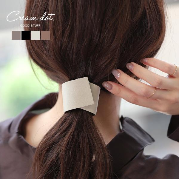 ポニーフック ヘアフック ヘアカフス ヘアゴム 髪留め まとめ髪 puレザー マグネット 磁石 ワン...