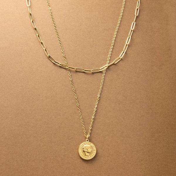 【全品送料無料⇒11月5日23：59迄】ステンレス製 ネックレス 2点セット 金属アレルギー レディ...