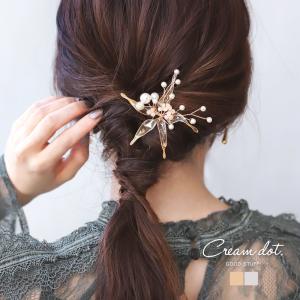 ヘアコーム  ヘアピン  ヘアアクセサリー  ヘッドアクセサリー  花  フラワー  ワイヤーフラワー  エポキシ樹脂  透け感 ゆうパケット送料無料｜creeam