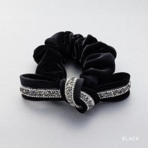 【全品ポイント5倍!】シュシュ リボン ベロア...の詳細画像3