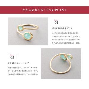 リング 指輪 オープンリング フォークリング ...の詳細画像2